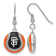 Rhodium Over Sterling Silver MLB LogoArt San Francisco Giants Enamel Earrings