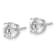 Rhodium Over 14K White Gold 2ct. 6.5mm Round G H I True Light Moissanite
Screwback Earrings