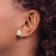 Rhodium Over Sterling Silver 5-6mm White Freshwater Cultured 6-Pearl
Cubic Zirconia Post Earrings