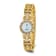 Charles Hubert Gold-finish MOP Dial with 4 Color Bezels Watch