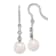 Rhodium Over 14K White Gold 7-8mm white Akoya Cultured Pearl 0.04ctw
Diamond Shepherd Hook Earrings