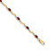 10k Yellow Gold and Rhodium Over 10k Yellow Gold Fancy Diamond, Garnet Bracelet