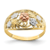 14K Floral Dome Ring