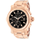 Oceanaut Men's Baccara XL Black Dial, Rose Stainless Steel Watch