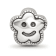 Sterling Silver Smiley Flower Bead