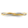 14K Yellow Gold Stackable Expressions Diamond Twist Ring 0.084ctw