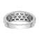 Rhodium Over 10K Gold Lab Grown Diamond Men's Ring