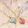 Barse Turquoise Heart Pendant Necklace In Bronze