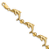 14k Yellow Gold Polished Dolphin Link Bracelet