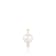 White Cultured Freshwater Pearl and Diamond 14K Yellow Gold Pendant 8-8.5mm