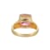 Pink And White Cubic Zirconia 18k Yellow Gold Over Silver October
Birthstone Ring 7.12ctw