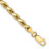 10k Yellow Gold 4mm Diamond-Cut Rope Link Bracelet
