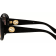 Gucci Black Frame with "GG" Logo / Black Lens Sunglasses