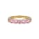 Pink Cubic Zirconia 18k Yellow Gold Over Sterling Silver Ring 2.16ctw