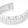 Wide Diamond-Cut Omega Bangle In Sterling Silver