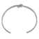 Rhodium Over Sterling Silver Polished Knot Cuff Bracelet