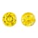 Yellow Sapphire 5mm Round Matched Pair 1.36ctw