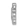 Rhodium Over 14k White Gold Diamond Ship Wheel Pendant
