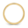 14K Yellow Gold AA Quality Mens Wedding Band