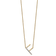 14k Yellow Gold and Rhodium Over 14k Yellow Gold Sideways Diamond
Initial F Pendant 18 Inch Necklace