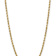 14k Yellow Gold 4.9mm Diamond-Cut Rope 24 Inch Chain