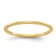 10K Yellow Gold 1.2mm Half Round Satin Stackable Expressions Band