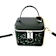Michael Kors Sandrine Small Box Crossbody Trunk Black Rhinestone Handbag