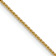 14k Yellow Gold 0.85mm Solid Spiga 30 Inch Chain