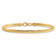 14k Yellow Gold Polished 3mm Fancy Link Bracelet