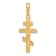 14K Yellow Gold Eastern Orthodox Cross Pendant