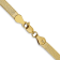 14K Yellow Gold 4mm Silky Herringbone Chain Bracelet