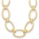 14K Yellow Gold 25.5mm Oval Link 18-inch Necklace