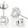 Timeless Lab-Grown Diamond Solitaire Stud Earrings 3ctw In 10K White Gold