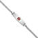 Rhodium Over 14k White Gold Medical Soft Diamond Shape Red Enamel
Mariner Link ID Bracelet