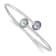 Rhodium Over Sterling Silver 9-10mm Grey Button Freshwater Cultured
Pearl Bracelet
