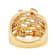 Multi-Gemstone Multi-Row Band Ring In 18K Gold Over Sterling Silver 1.93ctw