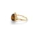 Golden Tiger Eye 10k Yellow Gold Over Sterling Silver Teardrop Ring