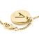 Cardano Initial A Pendant Necklace In 18K Gold Over Bronze