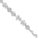 Rhodium Over Sterling Silver Polished and Textured Sea Life Bracelet