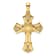 14k Yellow Gold Polished Fancy Cross Pendant