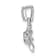 Rhodium Over 14k White Gold Diamond Fancy Sun Pendant