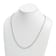 Rhodium Over Sterling Silver 3.1mm Rolo 30 Inch Chain