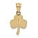 14K Yellow Gold 3 Leaf Clover Pendant