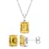 Citrine Pendant And Stud Earrings Set In Sterling Silver 7.05ctw