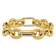 14K Yellow Gold Round and Oval Open Link 8.25 Inch Bracelet
