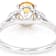 CitrIne And Lab-Grown Diamond Three-Stone Ring In Sterling Silver