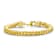 Mesh Link Bracelet In 14K Gold Over Brass