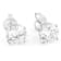 Lab-Grown Diamond Stud Earrings In 14K White Gold 5.00ctw