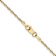14k Yellow Gold 1.5mm Diamond-cut Rope 16 Inch Chain