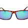 Prive Revaux Man Made Deep Chocolate Tortoise Frame / Blue-Green Mirror
Lenses Rectangle Sunglasses